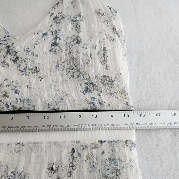 Chelsea and Walker Silk Asymmetrical Floral Midi Dress - Picture 11 of 11